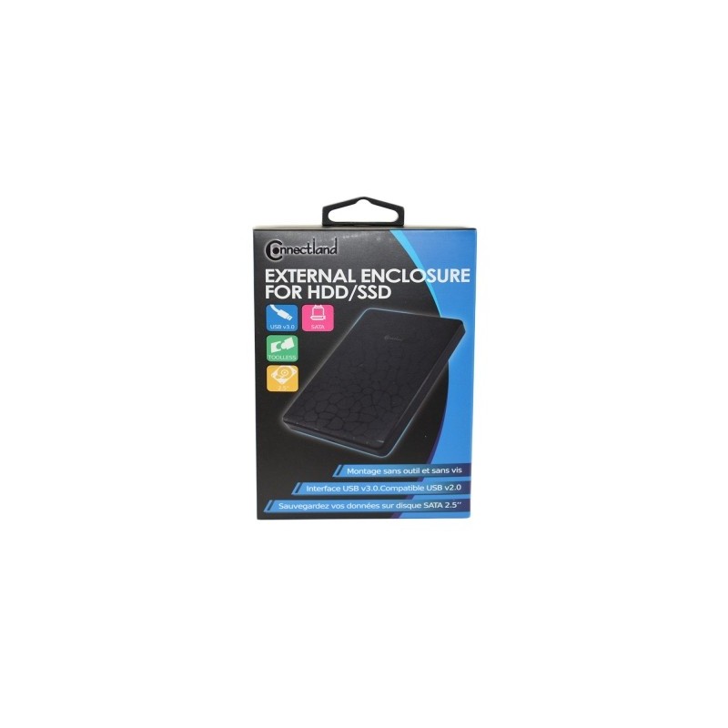 Boîtier HDD Externe 2.5 SATA USB 3.0 Noir